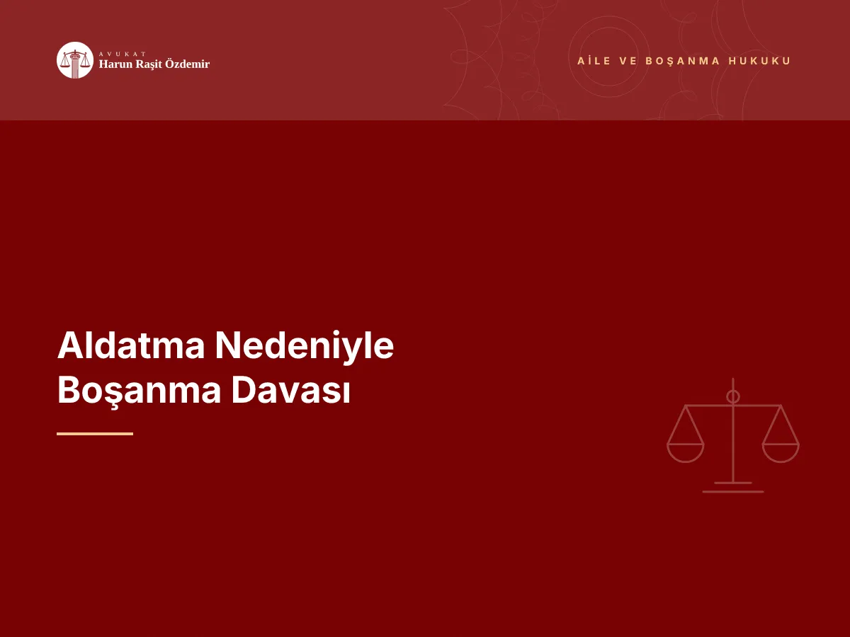 Aldatma Nedeniyle Boşanma Davası
